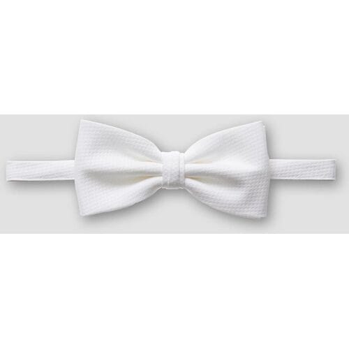 Eton Strikje Uni Color Heavy Texture Cotton Piqué Wit / male