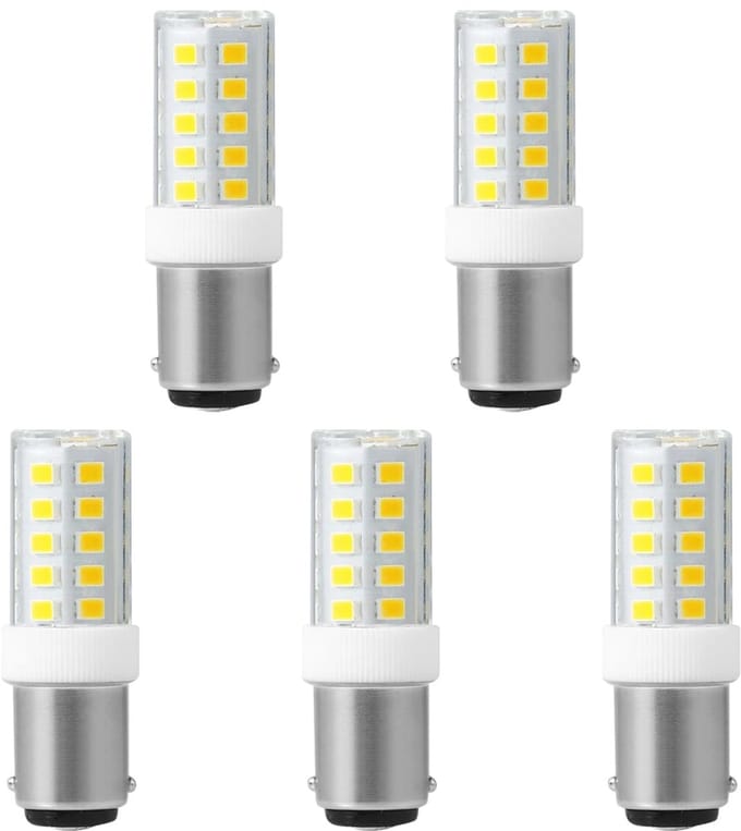 SPL Ba15d LED Lamp 3.5W - Neutraal Wit - 380lm - LED Buislamp T17 - 5 Stuks
