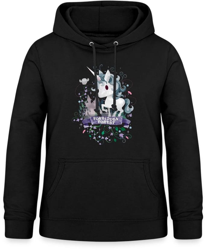 Harry Potter Eenhoorn Verboden Bos Hoodie Dames