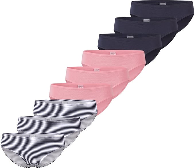 Schiesser Meisjes slip 9 pack Teens Girls 95/5 Cotton