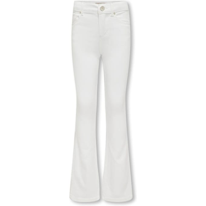 ONLY KOGROYAL LIFE REG FLARED PIM NOOS Meisjes Jeans - White