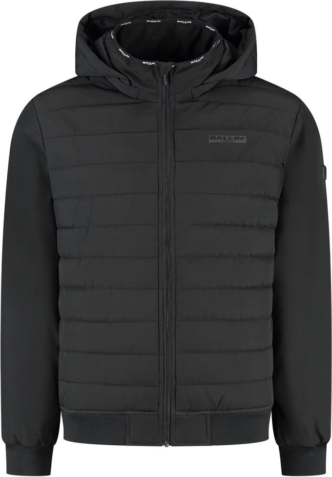 Ballin Amsterdam - Heren Regular fit Jackets Padded - Black - Maat M