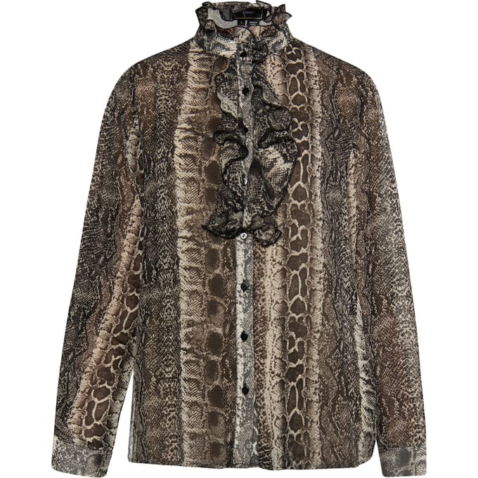 Faina Blouse Dames zwart wit