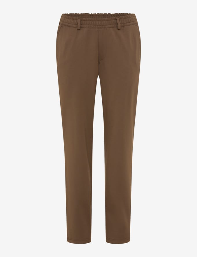Eurex Heren Instapbroek  Style THORE, bruin, maat 33U