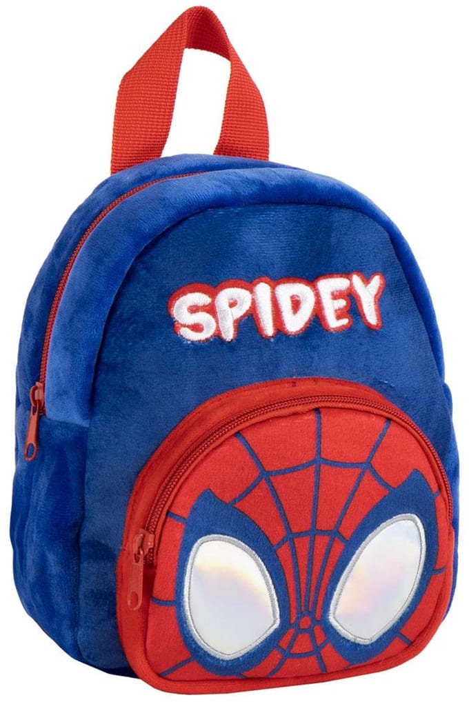 Spidey Rugzak Jongens – Peuter Rugzak 3D – Blauw Rood – 22 cm