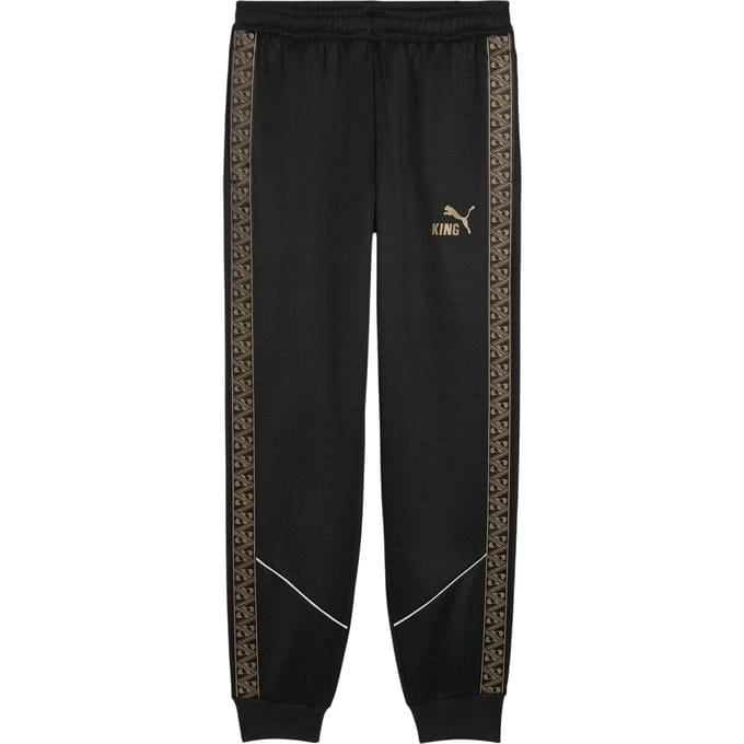Puma Mannen King Anthem Slim Trainingsbroek (Zwart/Goud)