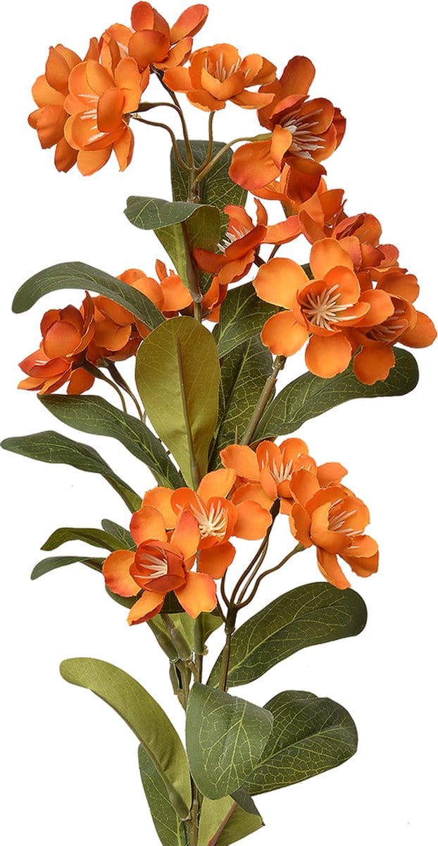 Clayre & Eef Kunstbloem 70 cm Oranje Kunststof