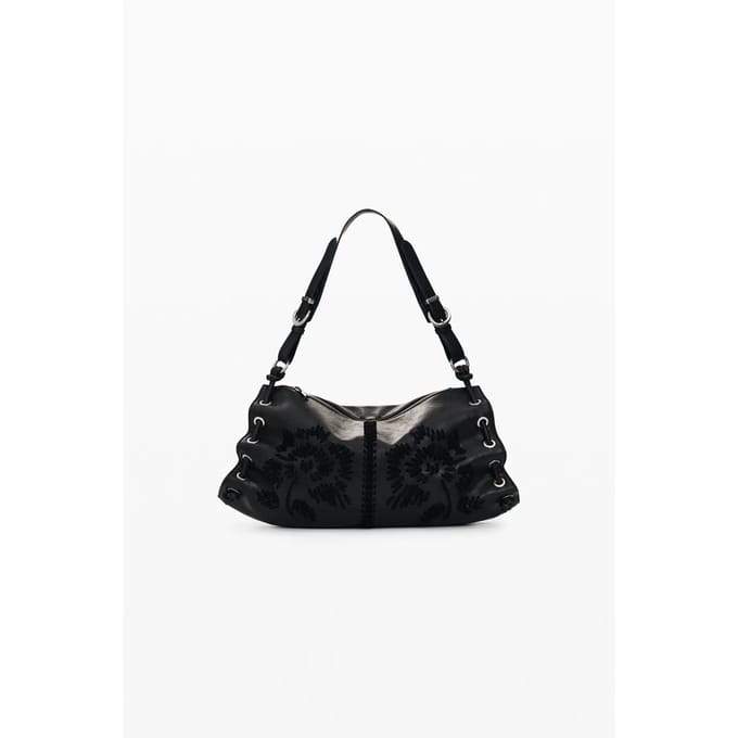 Desigual schoudertas Alisio Xela Shoulder Bag Black zwart