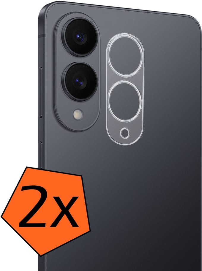 Camera Lens Protector - 2 Stuks - Geschikt voor Samsung Galaxy S25 Edge - Camera Screenprotector - Gehard Glas - Beschermglas - Tempered Glass - Screen Protector