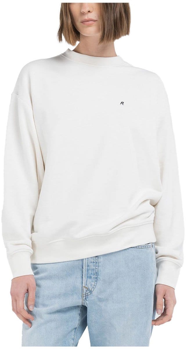 Replay W3586 .000.23734p Sweatshirt Wit XS Vrouw