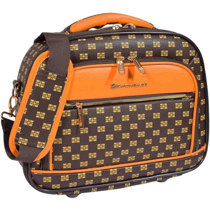 Bruine cosmetische tas