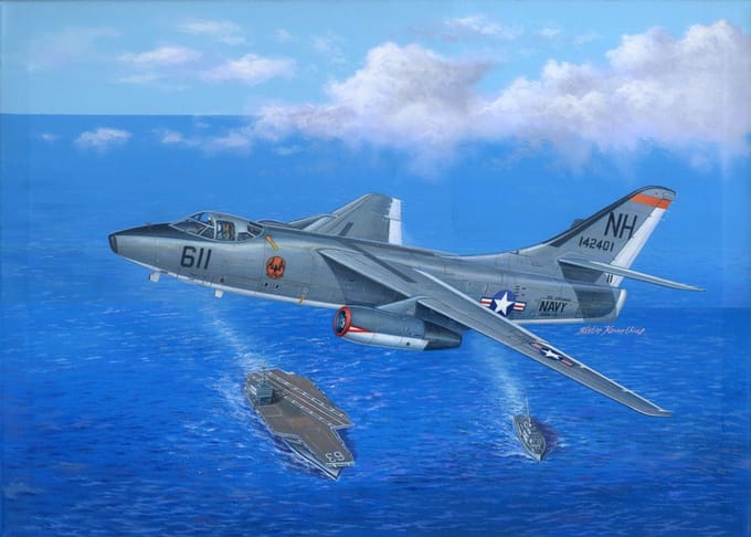 Trumpeter 02871 EA-3B Skywarrior Strategic Bomber Bouwpakket Schaal 1:48