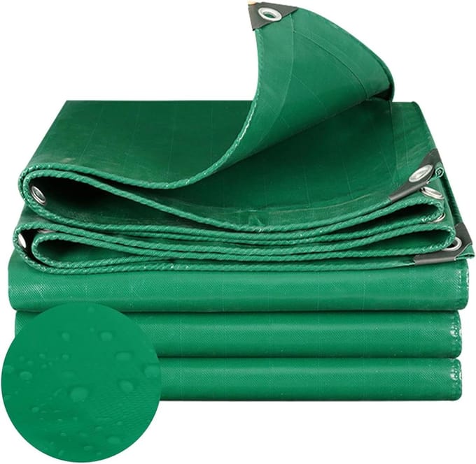 Afdekzeil - Beschermzeil - Buiten beschermen - Scheurvast - 1.2 x 1.6 m - Groen