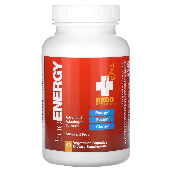 Redd Remedies, TrueEnergy, 50 Capsules Végétales