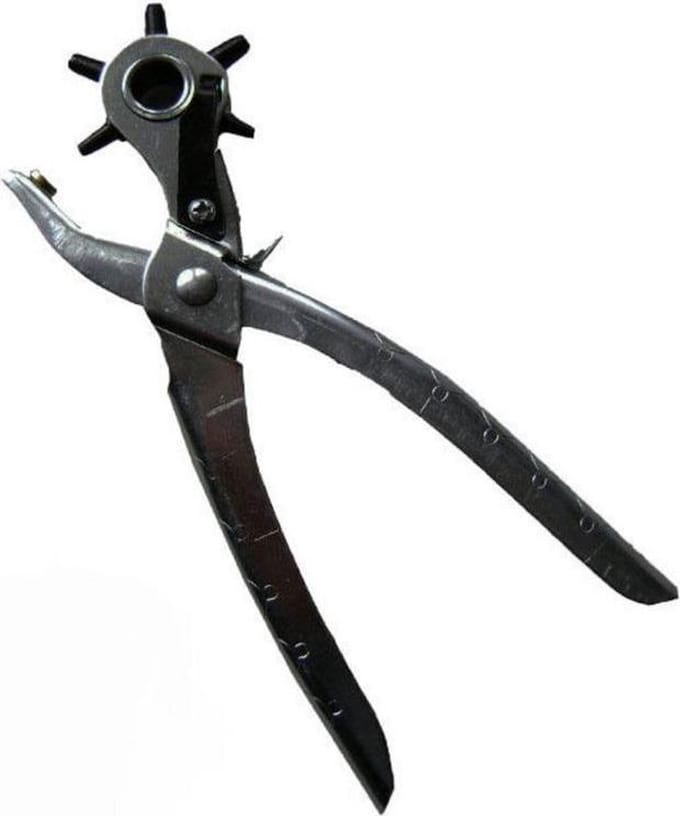 Heble® - Gaatjestang / Revolvertang voor Riem - 6 Maten