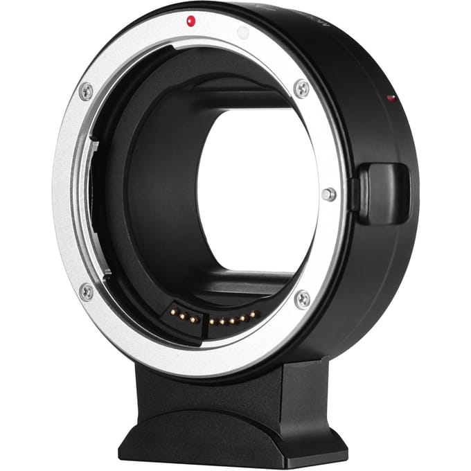 Andoer EF-EOSR Auto Focus Camera Lens Adapter Ring IS Beeldstabilisatie Elektronisch Diafragma zwart