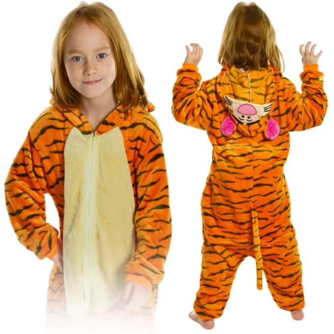 Grenouillère enfants 038pcN saut tigre - 122-128 beige
