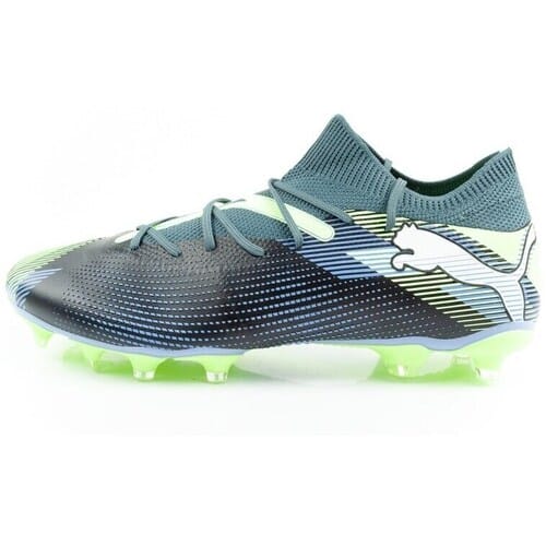 PUMA FUTURE 7 MATCH FG/AG Unisex Sportschoenen - Gray Skies-PUMA White-Fizzy Apple - Maat 42
