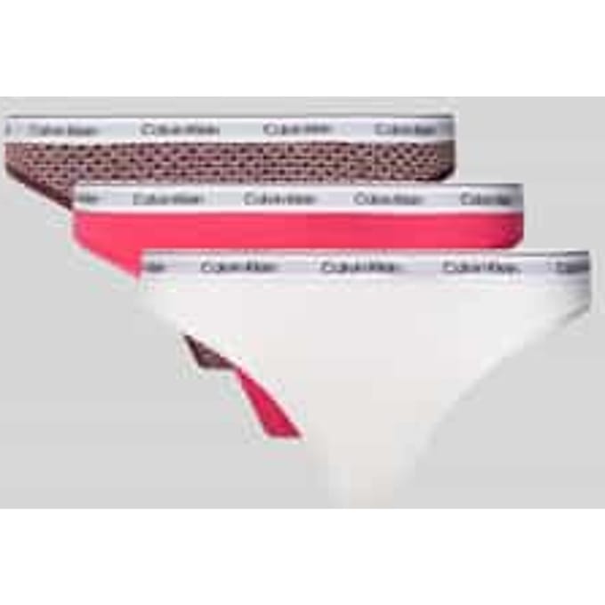 Slip met elastische band met logo in set van 3