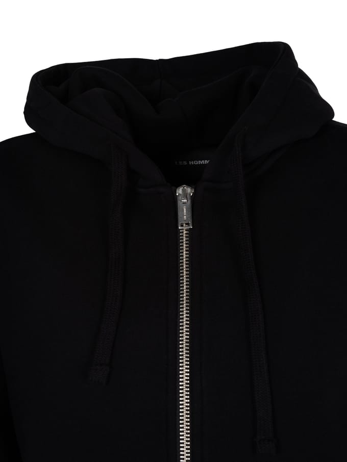 Les Hommes blouse Full Zip Mannen zwart