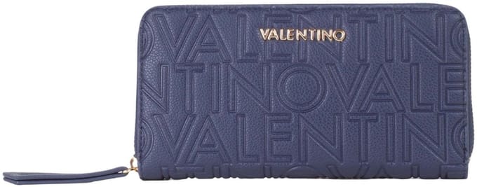 VALENTINO portemonnee Pansy Zip Around Wallet Blu donkerblauw