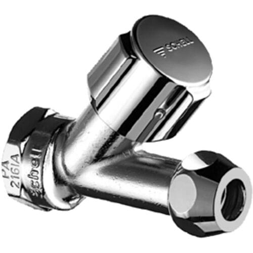 Schell COMFORT angle seat valve with Comfort handle 059110699
