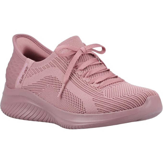 Skechers Ultra Flex 3.0 Pure Color Textiel Dames Mauve Sneakers