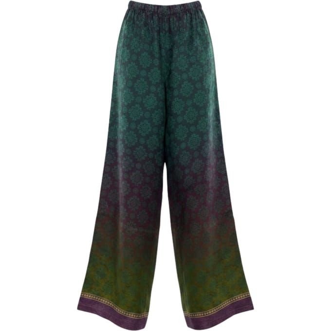 Kate & Jules Melvin. unieke print/kleur Pantalons Groen Melvin