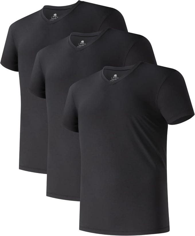 Zachte Micro Modal/Bamboe Rayon/Katoen Onderhemden voor Heren - Set van 2, 3 of 5