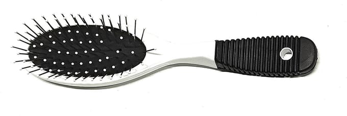Rojafit - Pneumatische Haarborstel - Klein - Ergonomisch handvat - Wit - Afmeting: 18 cm. Lang x 4 cm. Breed