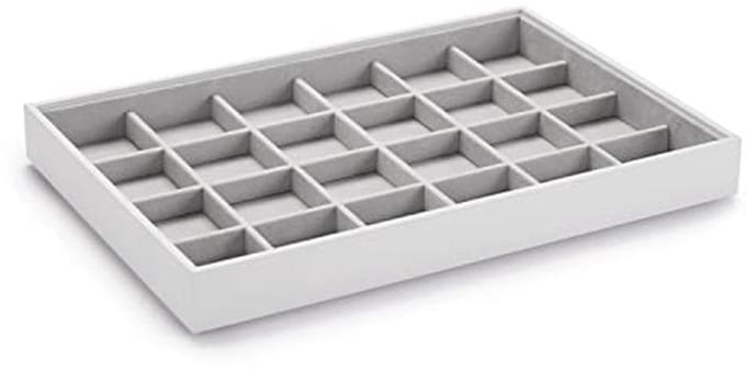 Stackbare Sieradenbox met 24 Compartimenten - Sieraden Organizer en Display