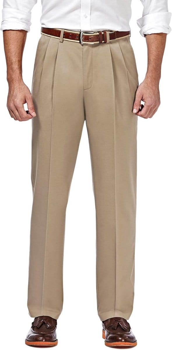 Heren Casual Broek - Comfortabele Regular Fit met Rekbare Tailleband