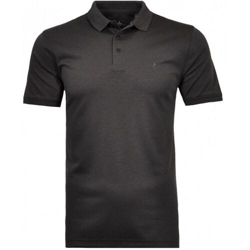 Ragman Uni Polo Light Cotton Mix Antraciet / male