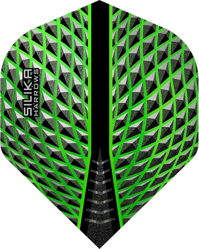 Dartflights Standaard Groen - Set van 3
