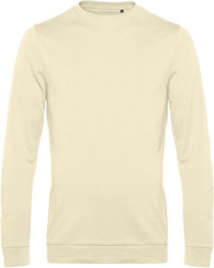 B&C Heren in sweatshirt (Lichtgeel)