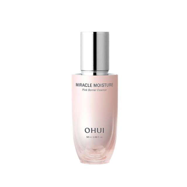 O HUI Miracle Moisture Pink Barrier Essence 50ml Boutique Coréenne Luxe white