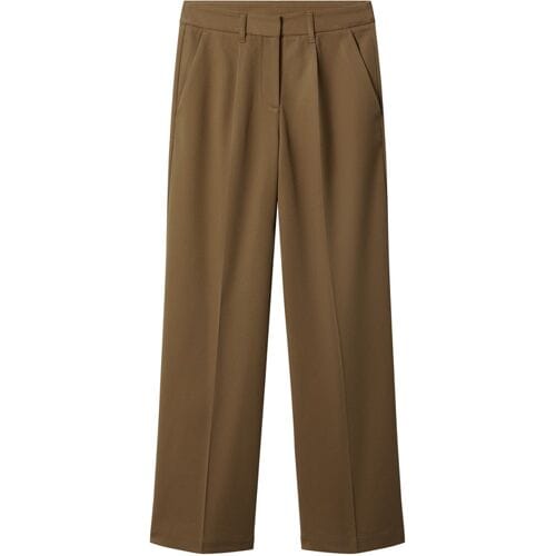 ESMARA Dames broek - Wide leg (Olijfgroen, 42)