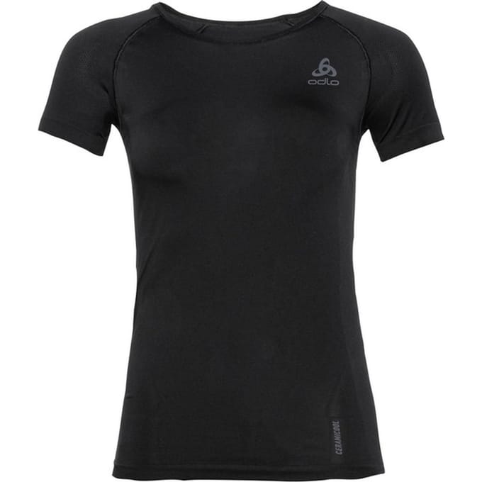 Odlo - Maat M - Sportshirt Performance X-Light Eco Dames - Kleur Zwart