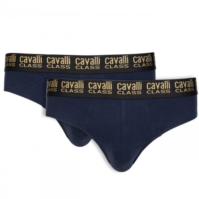 Cavalli class culottes lot de 2 culottes homme bleu marine - Taille: M black
