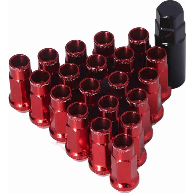 20 stuks M12x1.25 Metalen Wielmoeren Universele Autoaccessoires Vervanging voor Mitsubishi