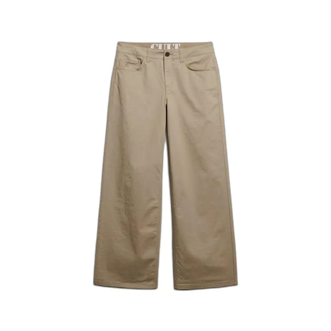 Baggy chino broek voor dames Superdry