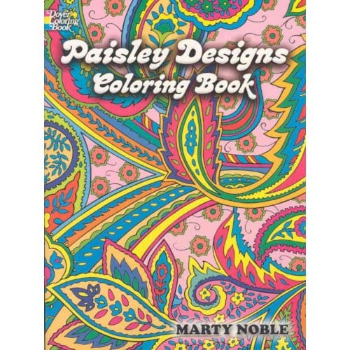 Paisley Designs Coloring Book - Marty Noble