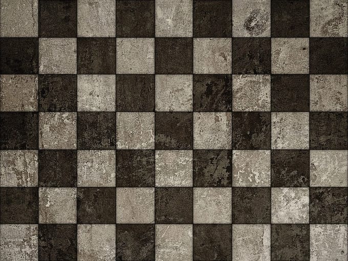 Vinyl | Vloerkleed vinyl | Misty Grey | 95x95cm
