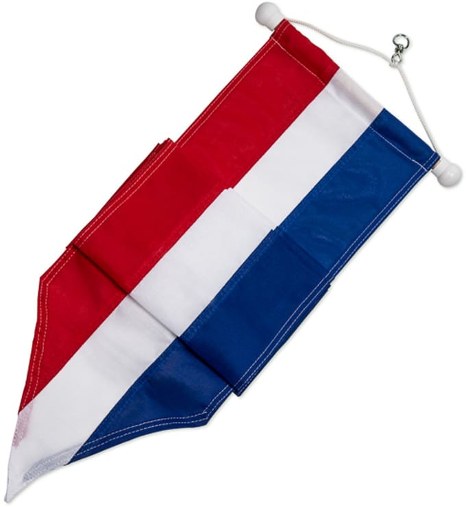 Wimpel Nederland - Nederlandse Wimpel Rood Wit Blauw 200cm
