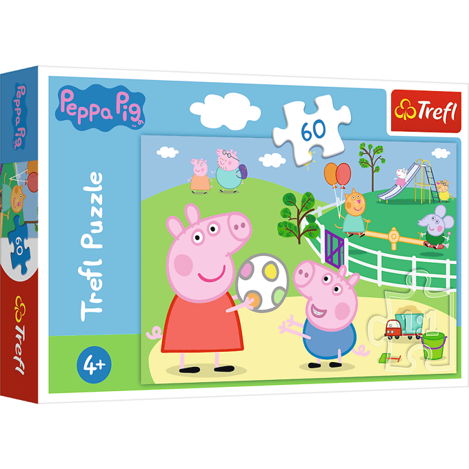 Trefl Peppa Pig Plezier met Vrienden Legpuzzel - 60 stukjes - Vanaf 4 jaar