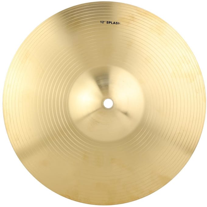 IRIN 12in Duurzaam Messing Bekken Muziekinstrument Accessoire voor Drumstel beige