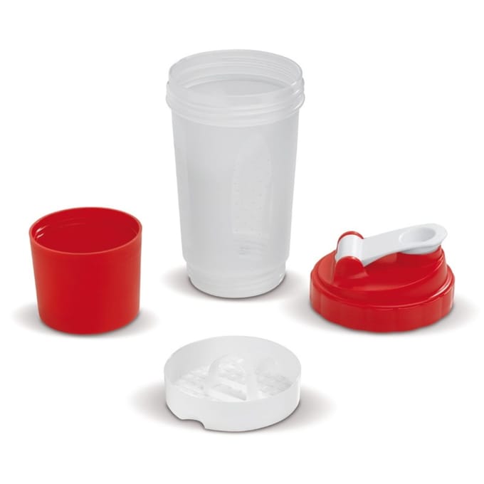 Shaker plastic met opbergvakje