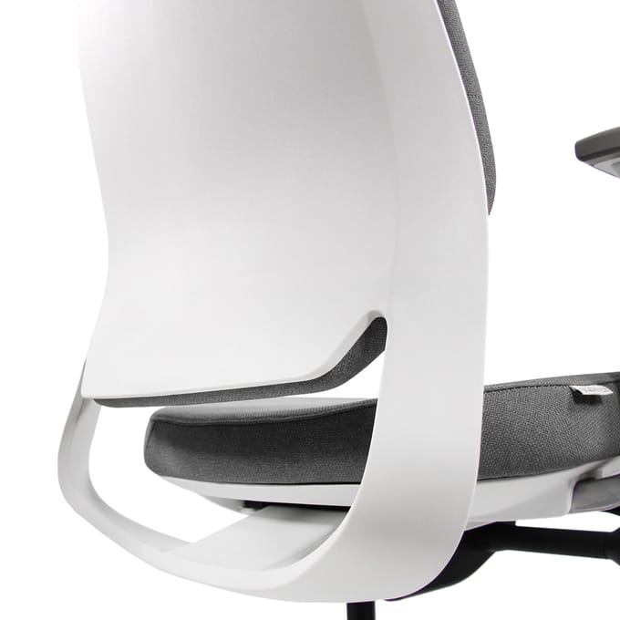 Bureaustoel - Met Armleuning - Stof - Grijs - Ergonomisch
