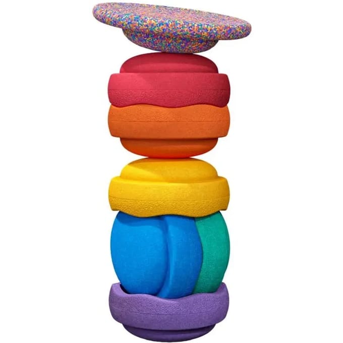 Classic speelmateriaal Stapelstein Rainbow (x7)