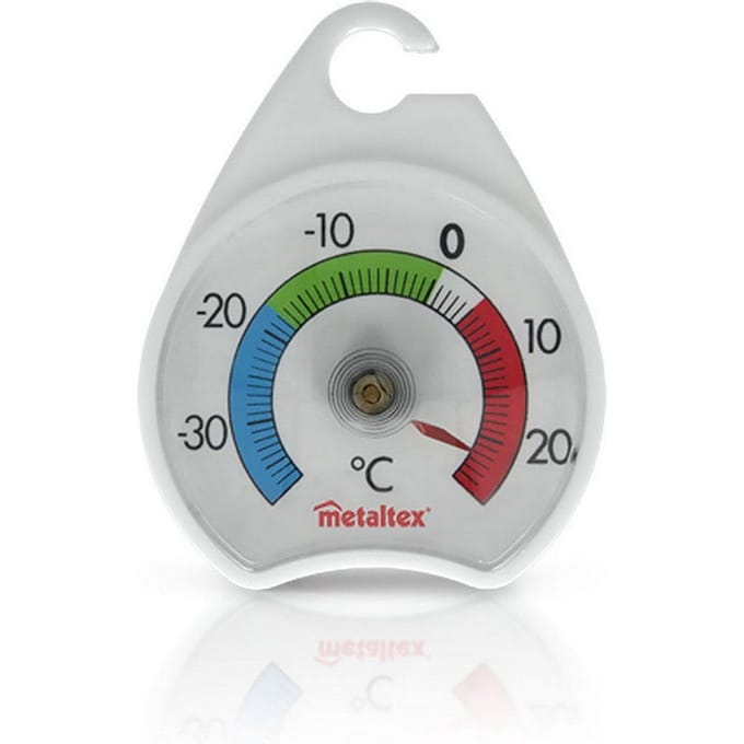 Metaltex - Diepvriesthermometer - Koelkast Thermometer - 5 cm - Abs - Polystyreen - Wit